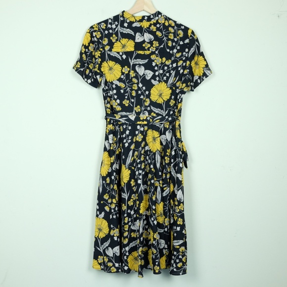 Nanette Lepore  Short sleeve Floral Midi Dress - Picture 2 of 7